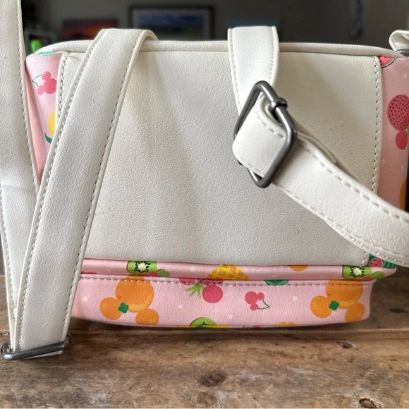 Loungefly Disney Mickey Mouse Ears Fruit All Over Print Figural Mini Backpack - Picture 6 of 9
